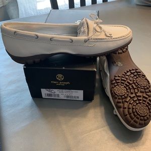 New ladies size 10 Marc Joseph golf shoes white